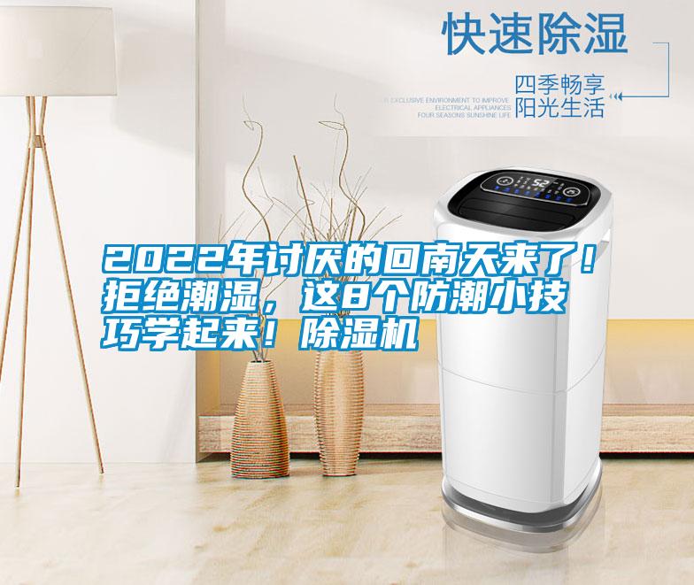 2022年討厭的回南天來了！拒絕潮濕，這8個防潮小技巧學起來！除濕機