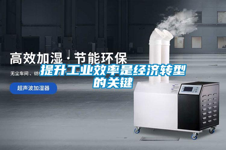 提升工業(yè)效率是經濟轉型的關鍵