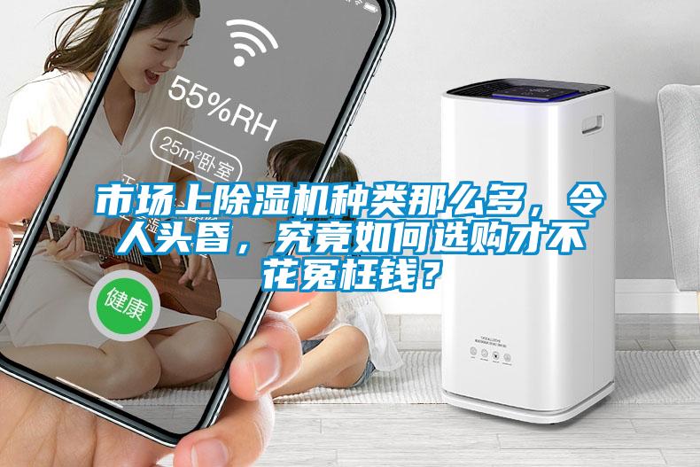 市場上除濕機種類那么多，令人頭昏，究竟如何選購才不花冤枉錢？
