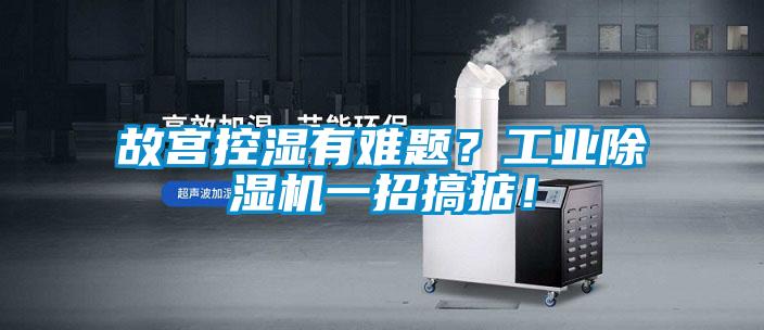 故宮控濕有難題？工業除濕機一招搞掂！