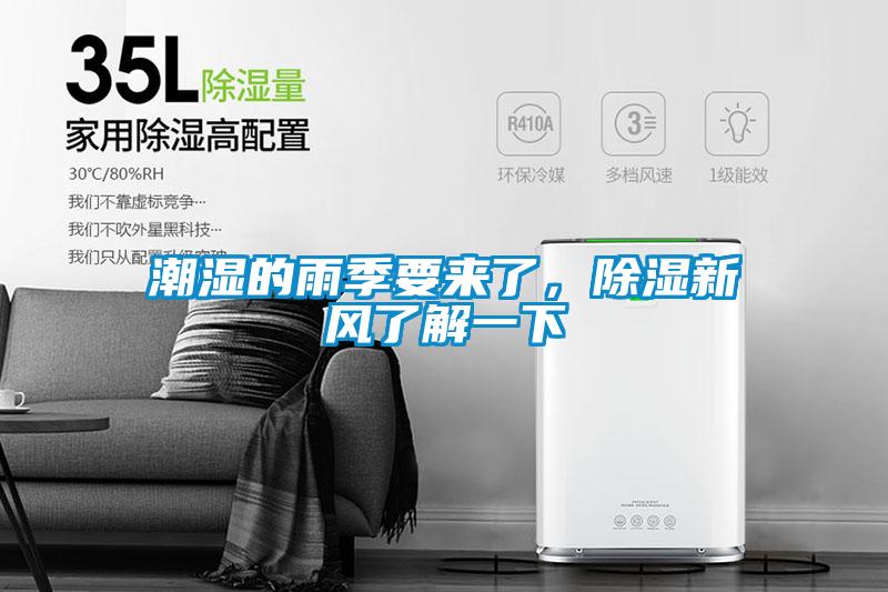 潮濕的雨季要來了，除濕新風了解一下