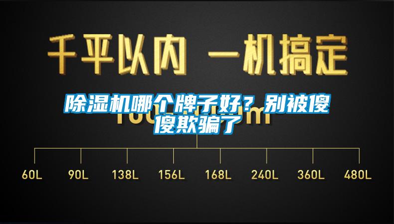 除濕機哪個牌子好？別被傻傻欺騙了