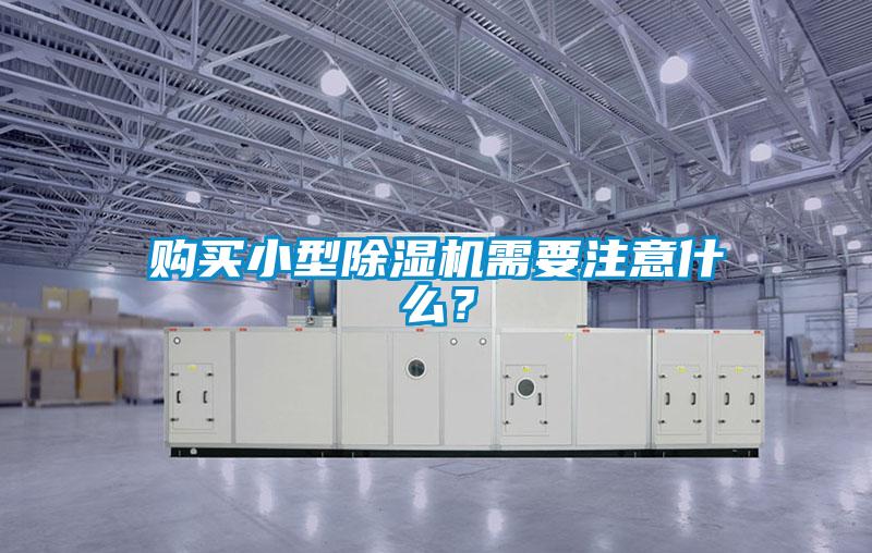 購買小型除濕機需要注意什么？