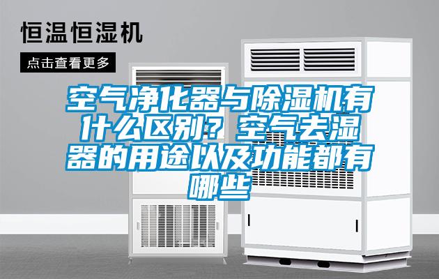 空氣凈化器與除濕機有什么區別？空氣去濕器的用途以及功能都有哪些