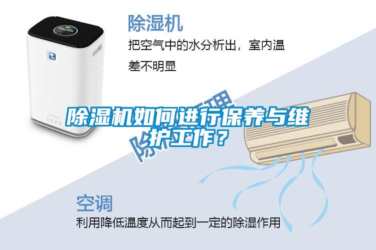 除濕機如何進行保養與維護工作？