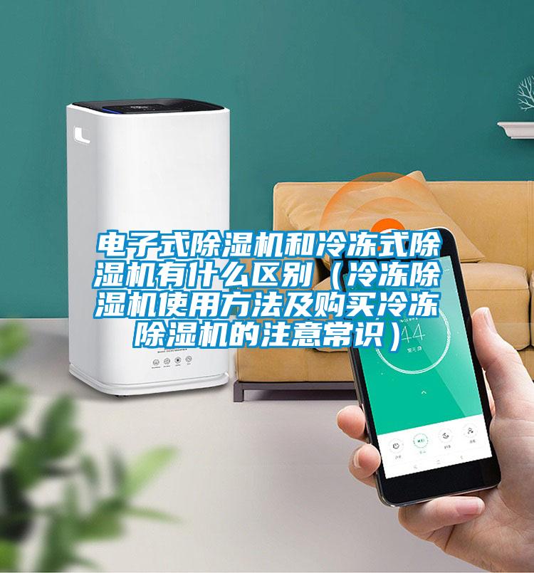 電子式除濕機(jī)和冷凍式除濕機(jī)有什么區(qū)別（冷凍除濕機(jī)使用方法及購(gòu)買(mǎi)冷凍除濕機(jī)的注意常識(shí)）
