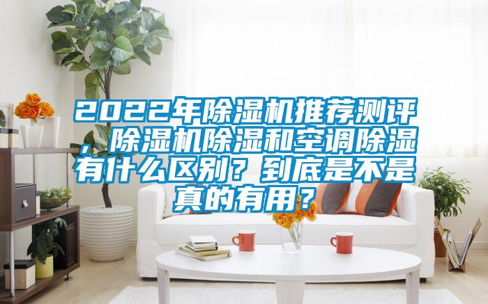 2022年除濕機推薦測評，除濕機除濕和空調除濕有什么區別？到底是不是真的有用？