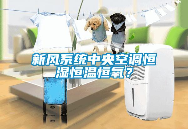 新風系統中央空調恒濕恒溫恒氧？
