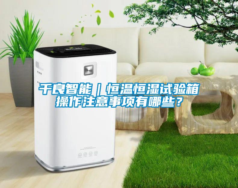 千良智能｜恒溫恒濕試驗(yàn)箱操作注意事項(xiàng)有哪些？