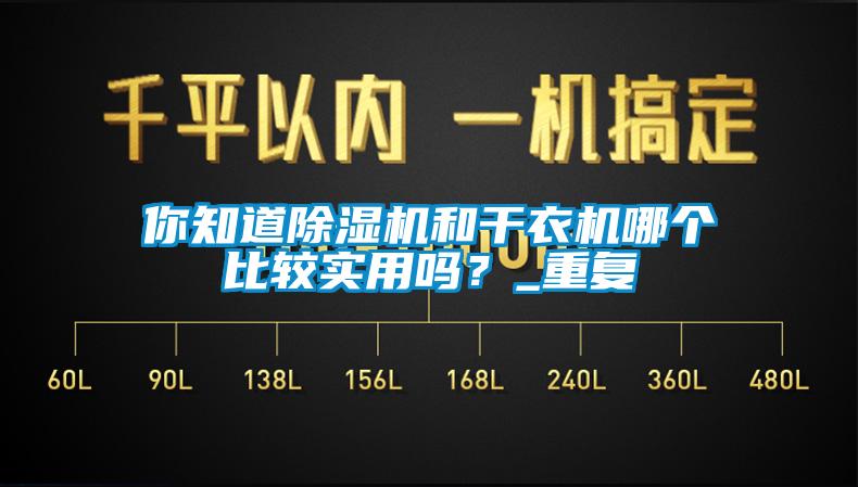 你知道除濕機(jī)和干衣機(jī)哪個比較實(shí)用嗎？_重復(fù)
