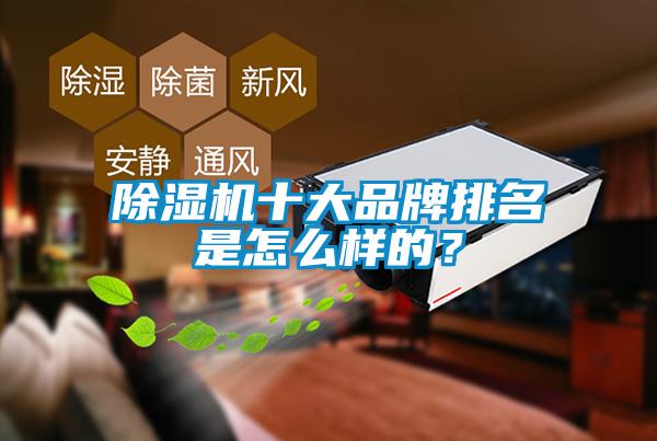 除濕機十大品牌排名是怎么樣的？