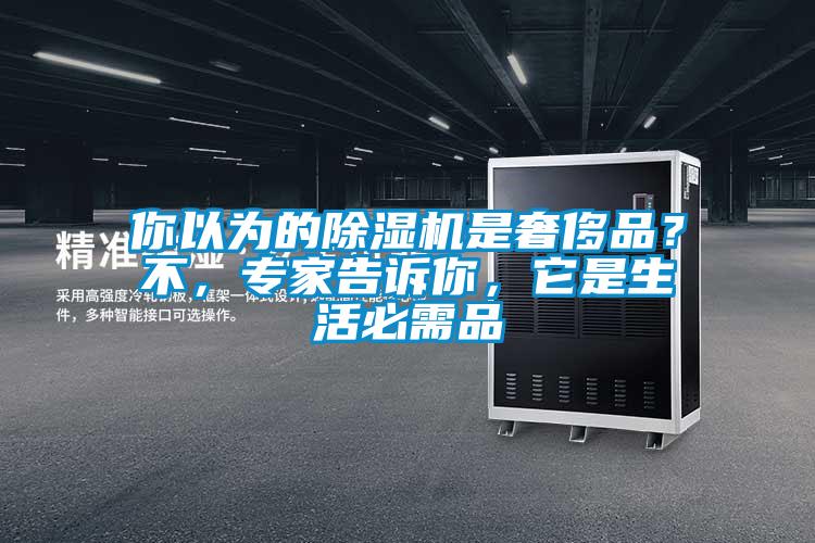 你以為的除濕機是奢侈品？不，專家告訴你，它是生活必需品