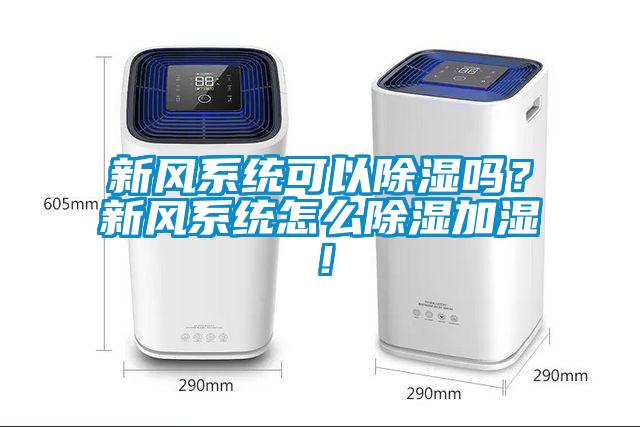 新風(fēng)系統(tǒng)可以除濕嗎？新風(fēng)系統(tǒng)怎么除濕加濕！