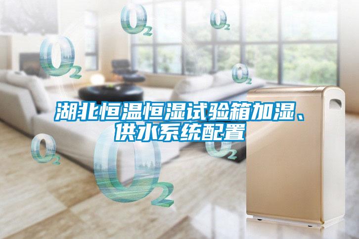 湖北恒溫恒濕試驗箱加濕、供水系統配置