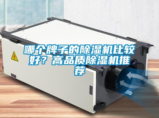 哪個牌子的除濕機比較好？高品質除濕機推薦