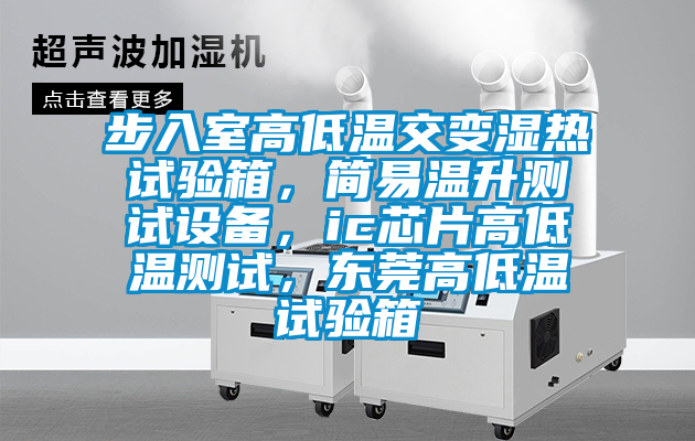 步入室高低溫交變濕熱試驗(yàn)箱，簡(jiǎn)易溫升測(cè)試設(shè)備，ic芯片高低溫測(cè)試，東莞高低溫試驗(yàn)箱