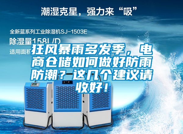 狂風暴雨多發(fā)季，電商倉儲如何做好防雨防潮？這幾個建議請收好！
