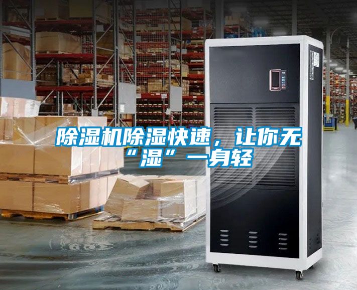 除濕機(jī)除濕快速，讓你無(wú)“濕”一身輕