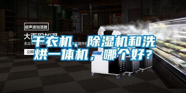 干衣機(jī)、除濕機(jī)和洗烘一體機(jī)，哪個(gè)好？