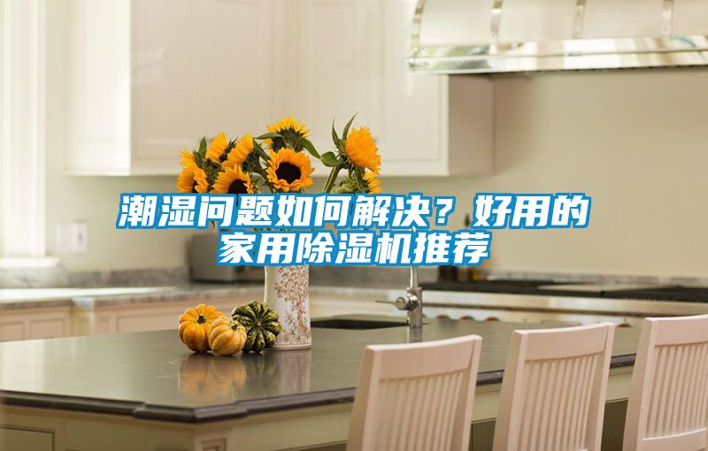 潮濕問題如何解決？好用的家用除濕機推薦