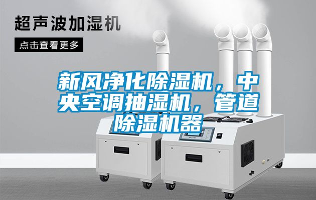 新風凈化除濕機，中央空調抽濕機，管道除濕機器