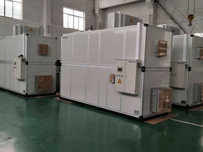 濟南銘威化工鋰電池鈷酸鋰零下40℃露點，三臺全新風轉輪除濕機組